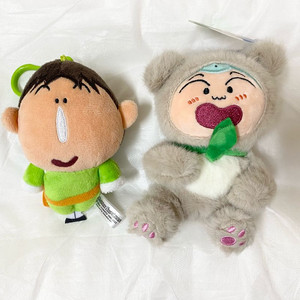 일괄)짱구 맹구 콧물 훈이 고양이 코스튬인형 키링