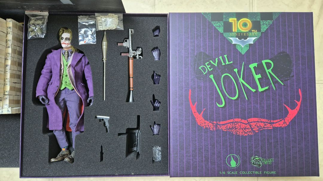 블랙토이즈 데빌 조커 1/6 피규어 10주년--1