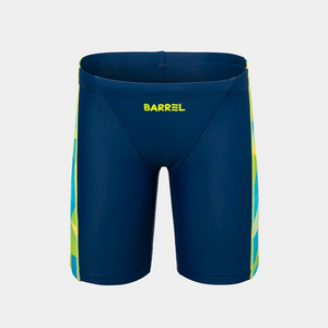 배럴키즈 남아 믹스 페이퍼 4부 재머 수영복 네이비 130 판매합니다.