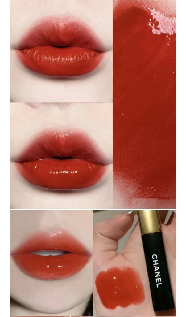 반택포)샤넬 루 루쥬 듀오 176 버닝 레드--5