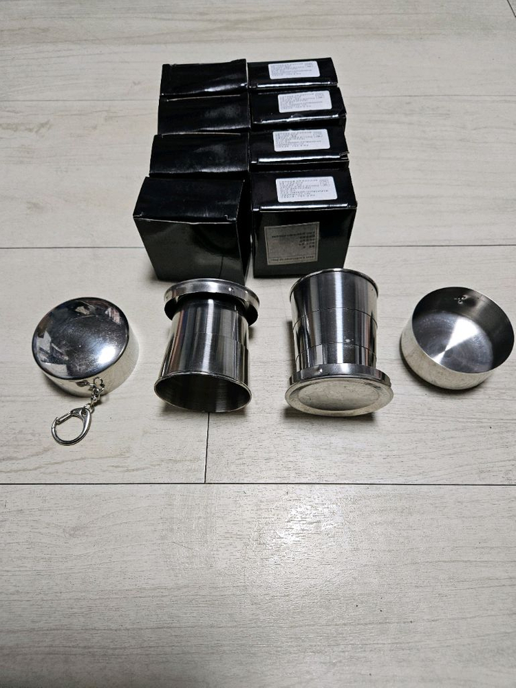 스테인리스 캠핑컵 세트--1