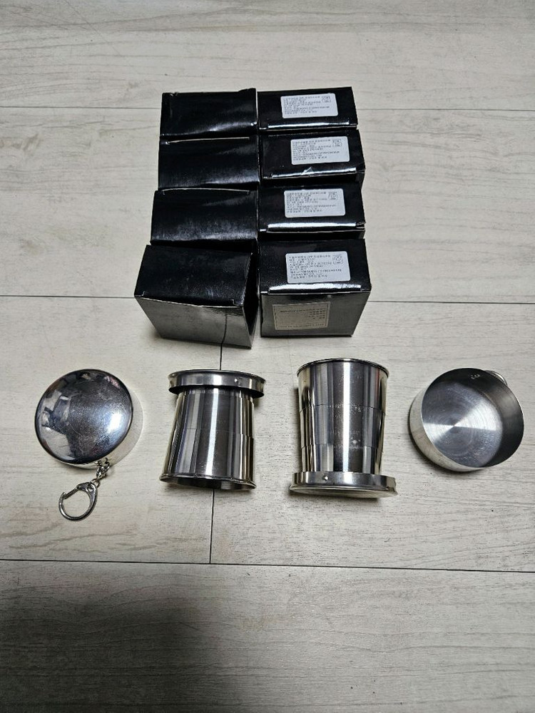 스테인리스 캠핑컵 세트--2