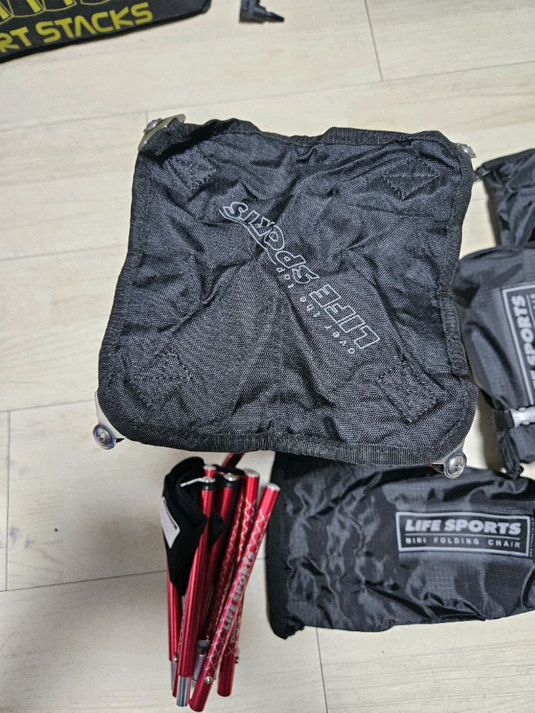 캠핑 접이식 미니 등산의자 라이프스포츠 초 경량 의자 체어--4