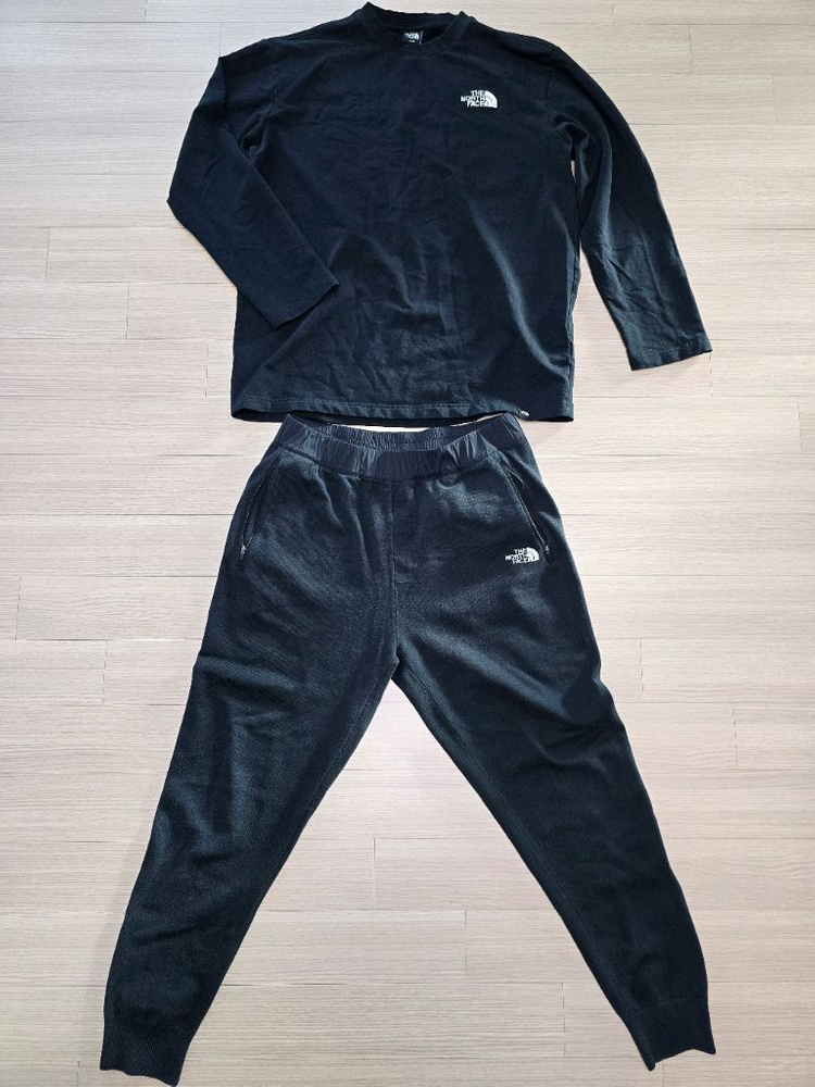 노스페이스 츄리닝 상하의 세트입니다ㆍ블랙--0
