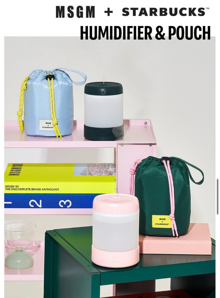 미개봉새것_MSGMx스타벅스 4종세트 블랭킷,다이어리,파우치,양말 블루색상--3