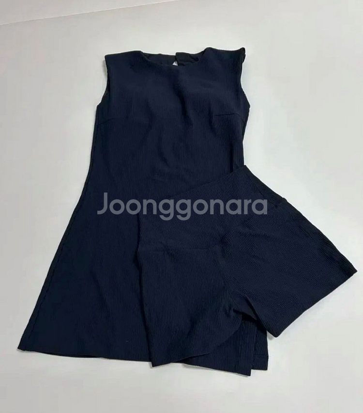 플라주 드레스 스윔 세트 블랙 s-m / 여자 수영복--1