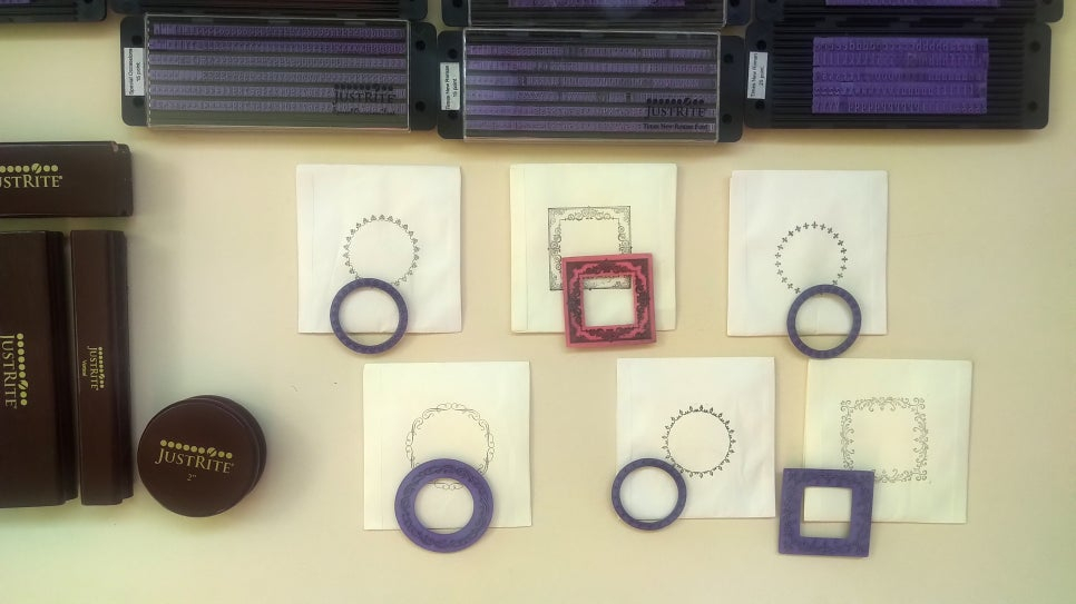 JUSTRITE 저스트 라이트 알파벳 스탬프세트--5