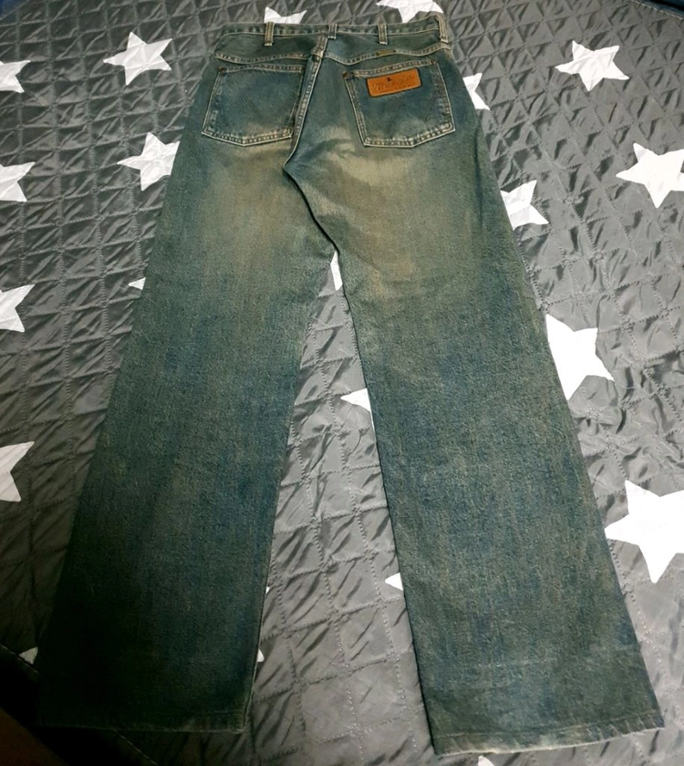 (일본판) 랭글러 90s 웨스턴웨어 빈티지워싱 스트레이트 데님팬츠(30) 이미지