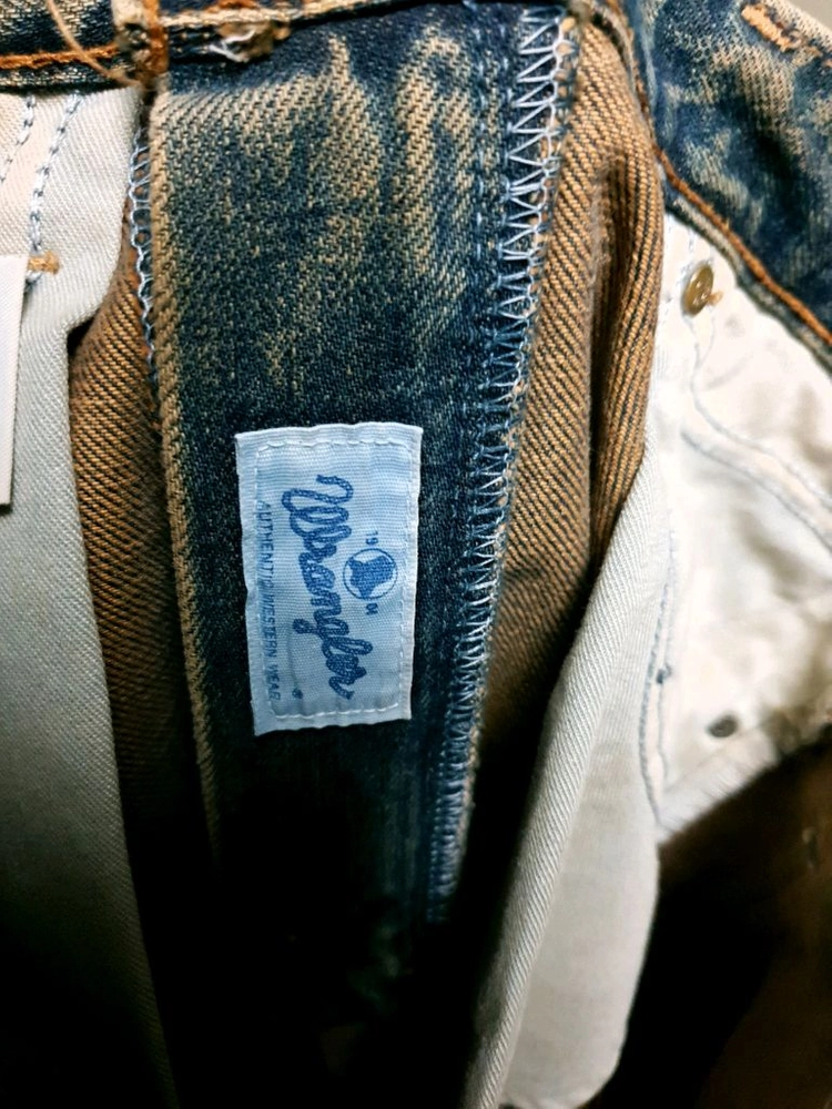 (일본판) 랭글러 90s 웨스턴웨어 빈티지워싱 스트레이트 데님팬츠(30) 이미지