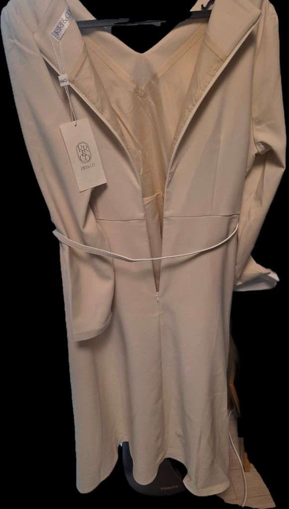 리리앤코 벨트 롱 원피스 아이보리(77)--4