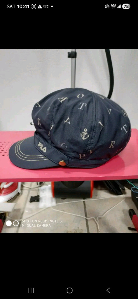 56(m) 휠라 모자 빵모자 헌팅캡 이미지