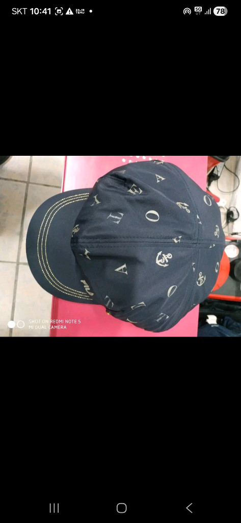 56(m) 휠라 모자 빵모자 헌팅캡 이미지