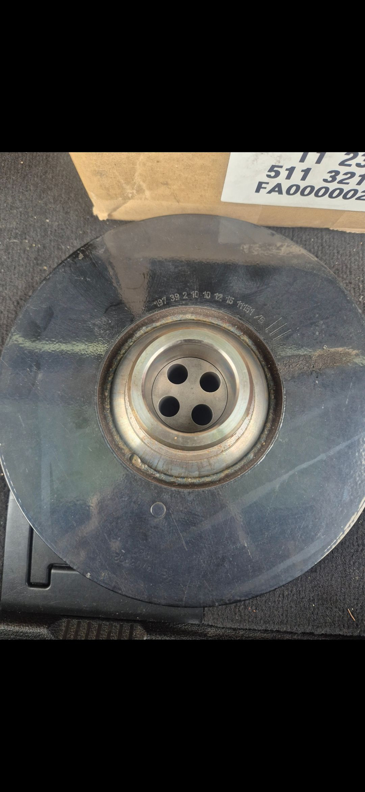 Bmw N57 댐퍼풀리 정품중고 품번11238511321--1