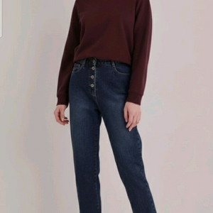 바네사브루노 아떼 블루워싱 다버튼 데님팬츠40사이즈(77사이즈)