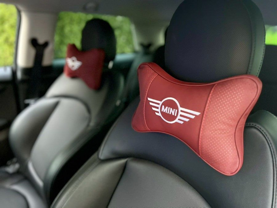 미니쿠퍼 차량용 목쿠션 목베개 2개 세트--1