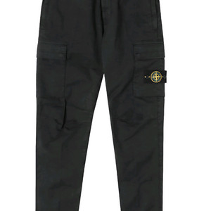 스톤아일랜드 와펜 패치 카고 팬츠(바지) 블랙 (34 사이즈)