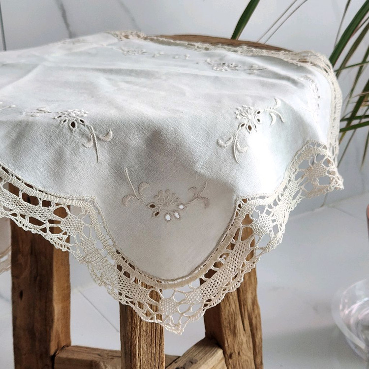 빈티지패브릭 베튼레이스 레이스패브릭 식탁보 테이블패브릭 테이블러너--1