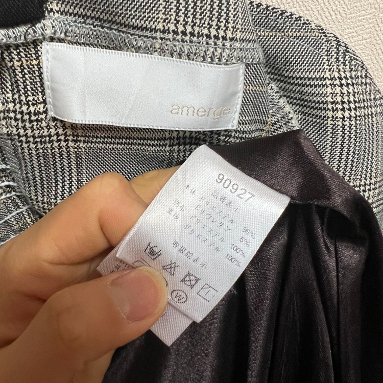 유니크 체크 뷔스티에 원피스(S) 이미지