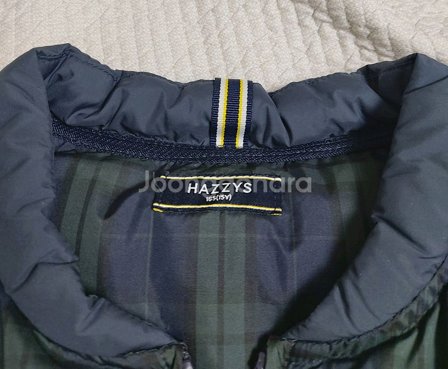 헤지스 남여 주니어 경량구스다운베스트165/여성55--2