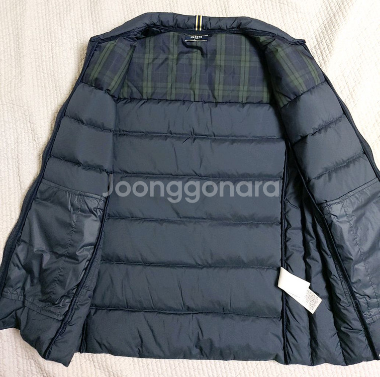 헤지스 남여 주니어 경량구스다운베스트165/여성55--4