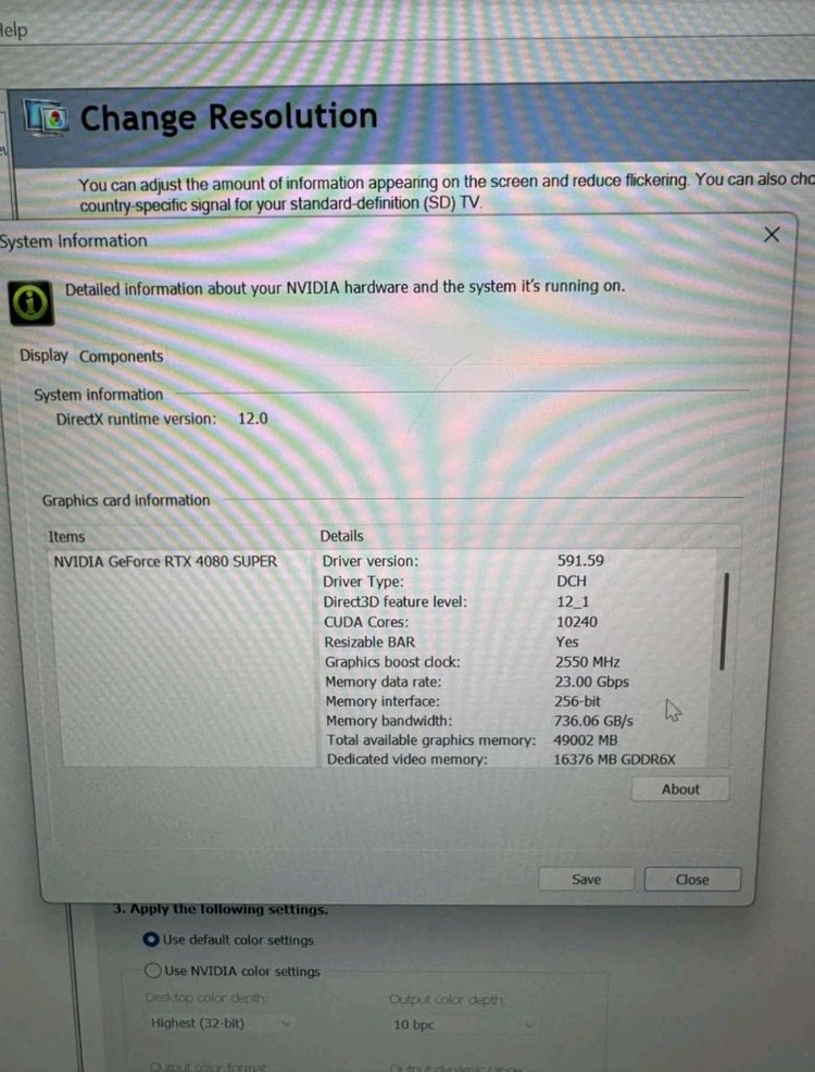 NVIDIA GEFORCE RTX 4080 SUPER 16GB 이미지