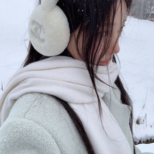 샵리즈 leeds wool muffler 아이보리