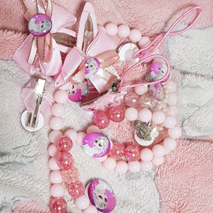 엘사 프린세스 공주 목걸이 팔찌 귀걸이 반지 머리핀 끈 등 악세사리