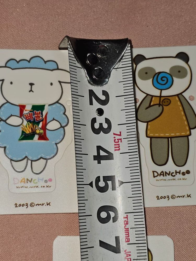 희귀 고전문구 오리온 단추빠뽈 과자 책갈피 5종 일괄 이미지
