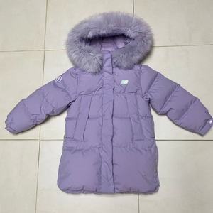 뉴발란스 키즈 여아 미디 덕다운 오리털 패딩 130