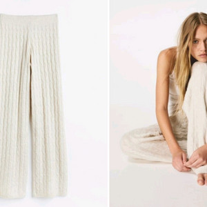 h&m 흐앤므 케이블 니트바지 m사이즈 새제품 택포