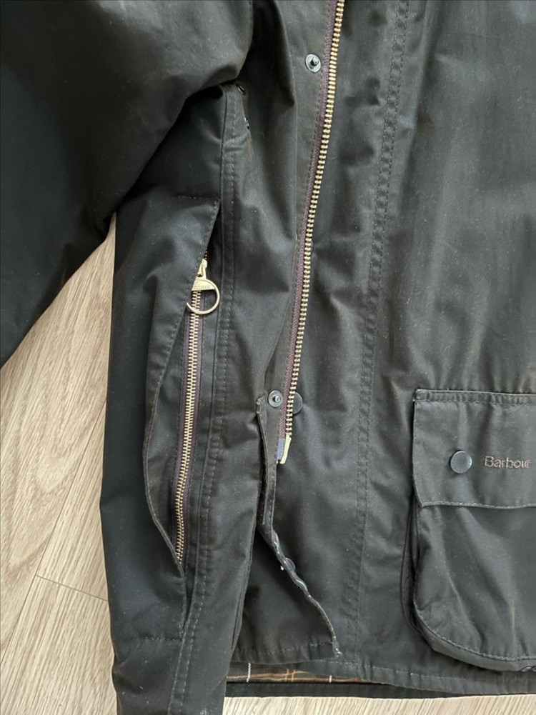 바버 클래식 뷰포트 왁스 자켓 42 올리브 이미지