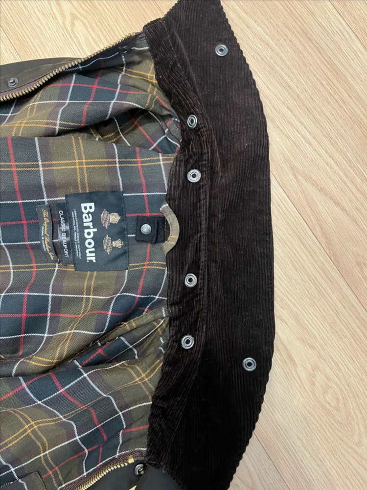 바버 클래식 뷰포트 왁스 자켓 42 올리브 이미지