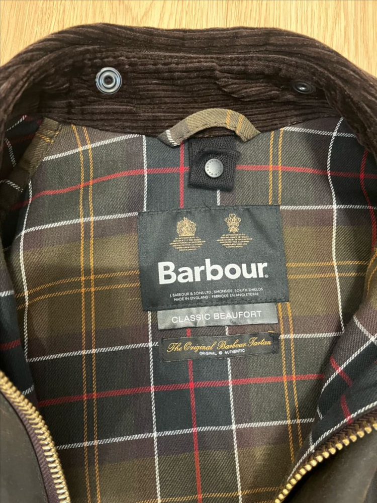 바버 클래식 뷰포트 왁스 자켓 42 올리브 이미지