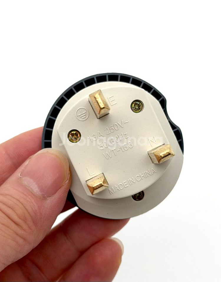 새상품 멀티 Type G(영국식) 3구 플러그 13A/250V 변환플러그 어댑터--1