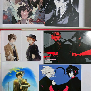 급전 일괄) 문호스트레이독스 다자이 츄야 특전 포토카드 엽서 스티커 이미지