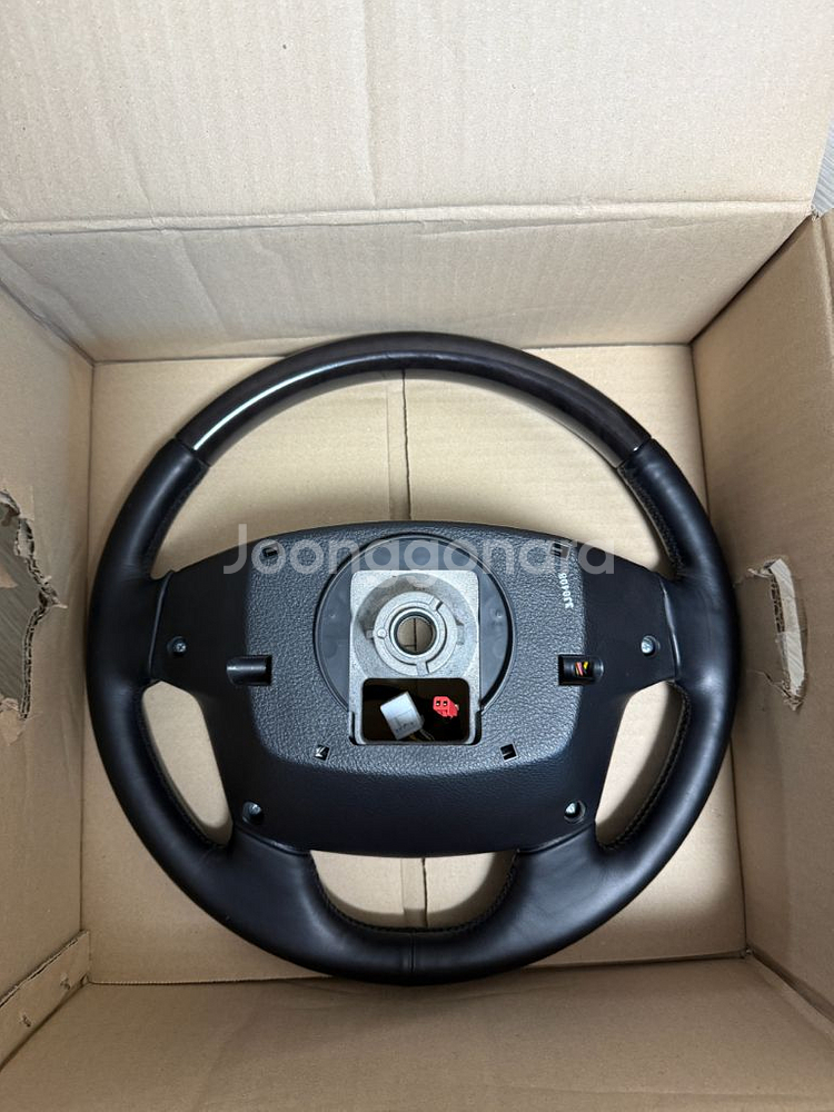 제네시스bh 흑단우드 열선핸들--1