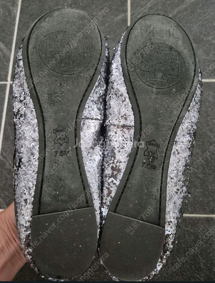 토리버치 플랫 슈즈 245, 정품.--2