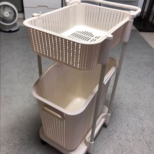서울 2단 빨래바구니