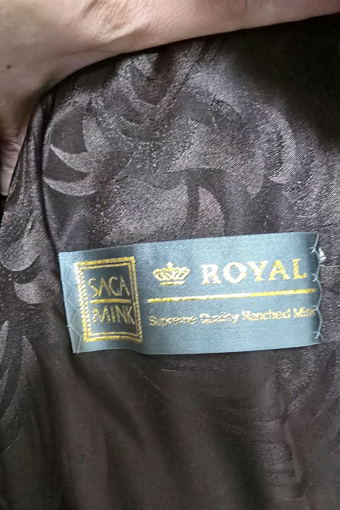 대동모피 사가 로얄 밍크 코트 +여우목도리 이미지