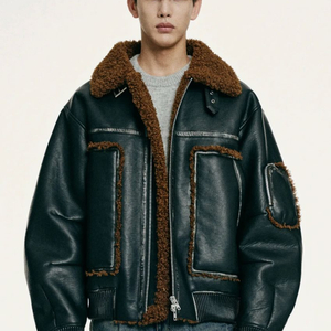 도프제이슨 럼버잭 시어링 무톤 보머 BROWN XL사이즈 팝니다