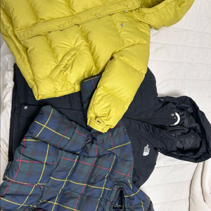 노스페이스 폴로 블루독 패딩 다운 100-110 사이즈 3세 4세 일괄 15천원