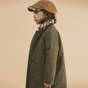 닥스키즈 리버서블 퀄팅 자켓 양면 체크 140 쌍둥이