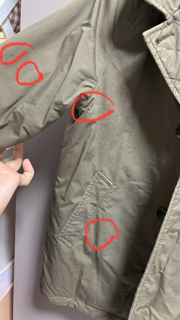 닥스키즈 리버서블 퀄팅 자켓 양면 체크 140 쌍둥이--7