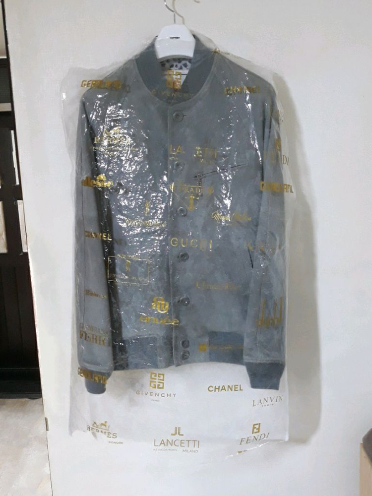 [판매완료] 블랙아웃 고트 스웨이드 블루종 자켓 s--6