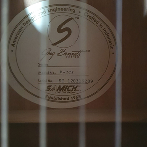 삼익 스미치 D-2CE 어쿠스틱 기타