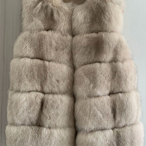 [새상품급] 모피, 폭스 퓨어 베스트 , 모피 폭스 자켓 , 고퀄 사가폭스, 폭스 조끼 베스트 이미지