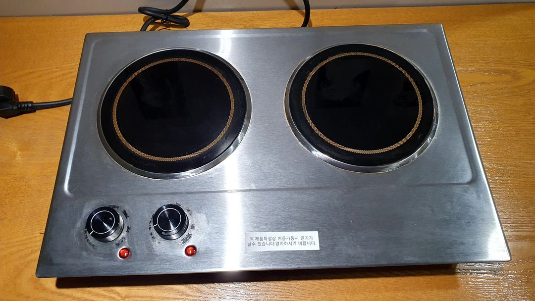 2구 올인원 전기레인지 (12만원짜리 3만원에 팝니다)--2