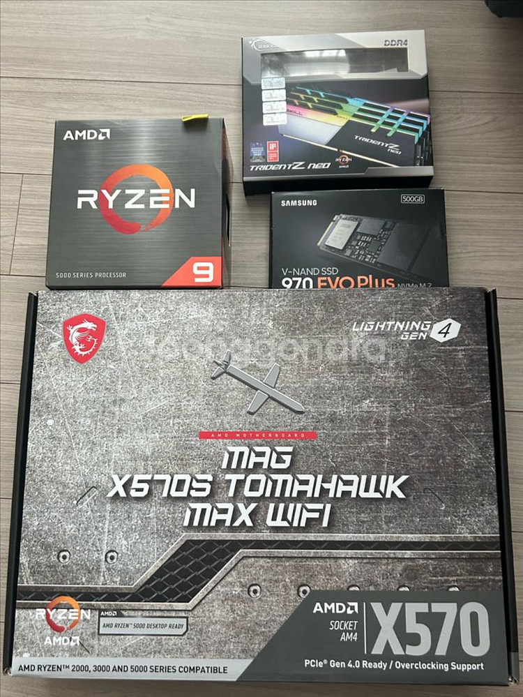 (박스풀/안정성검증) 5900X + 128GB RAM + X570S 본체 판매 (그래픽카드만 제외)--1