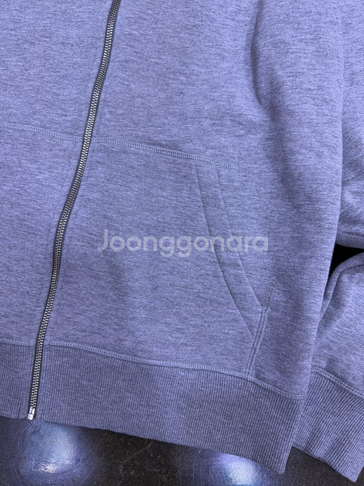 캘빈클라인 CK 아카이브 자수 약기모 후드집업 자켓 L--6