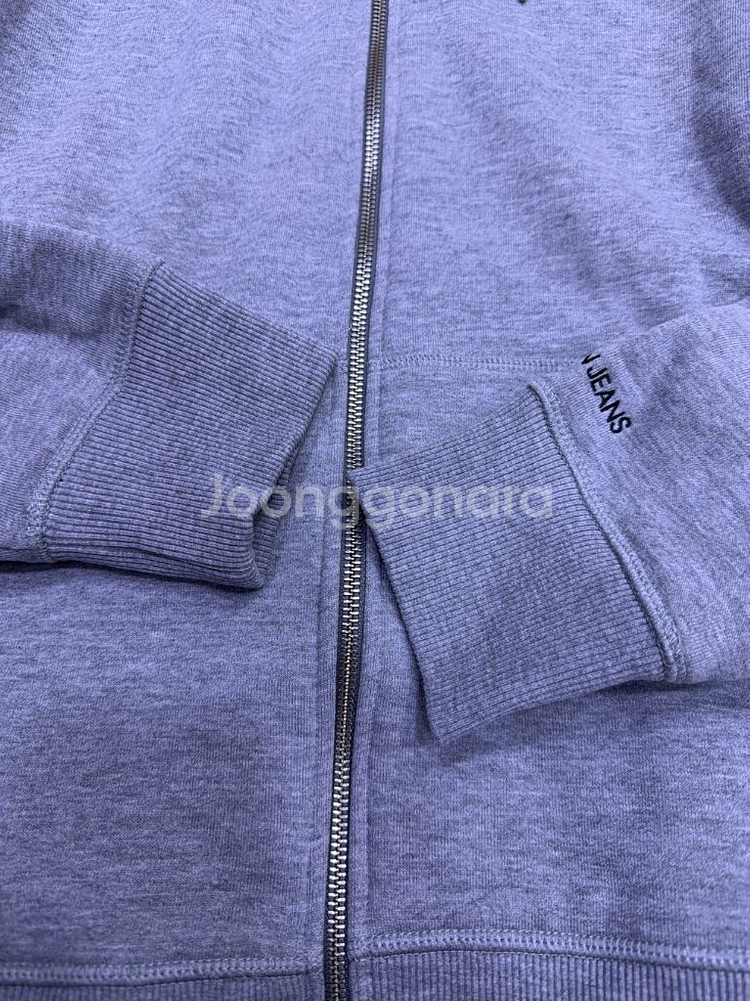 캘빈클라인 CK 아카이브 자수 약기모 후드집업 자켓 L--8